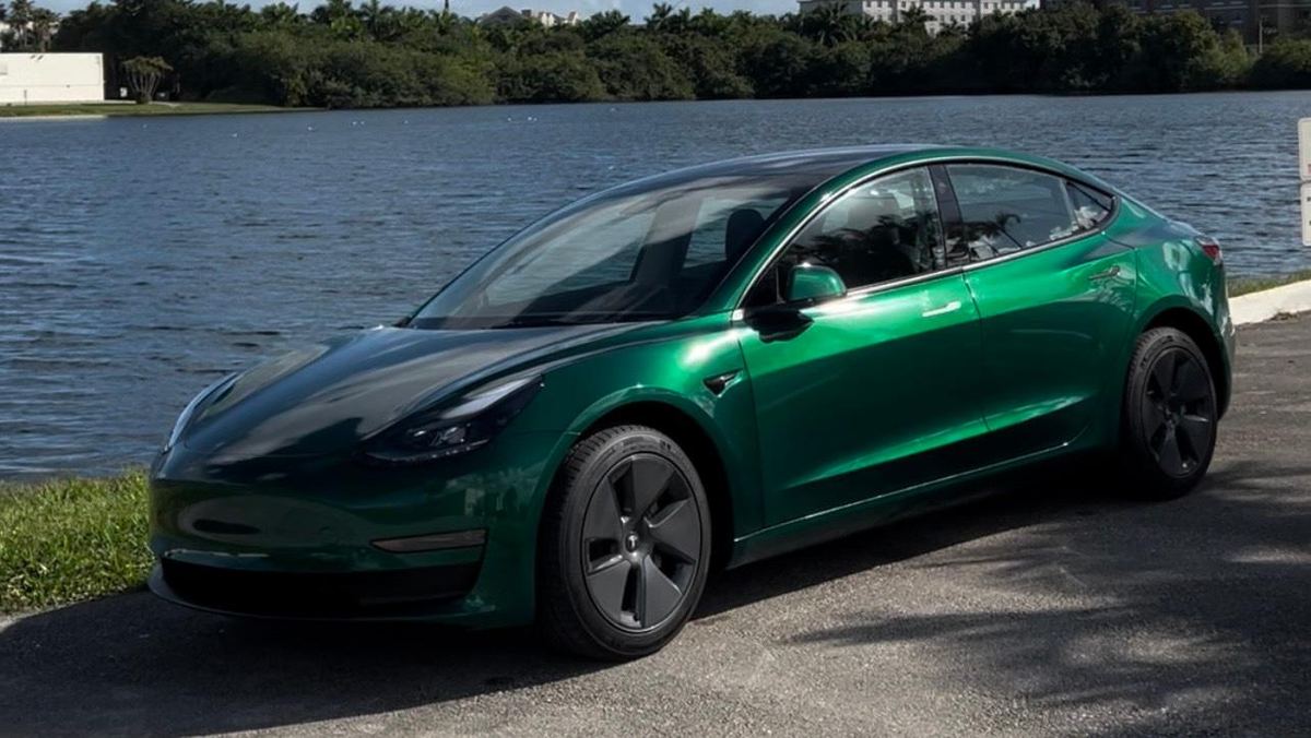 2023 Model 3 (Tesla) from the RoboRide fleet